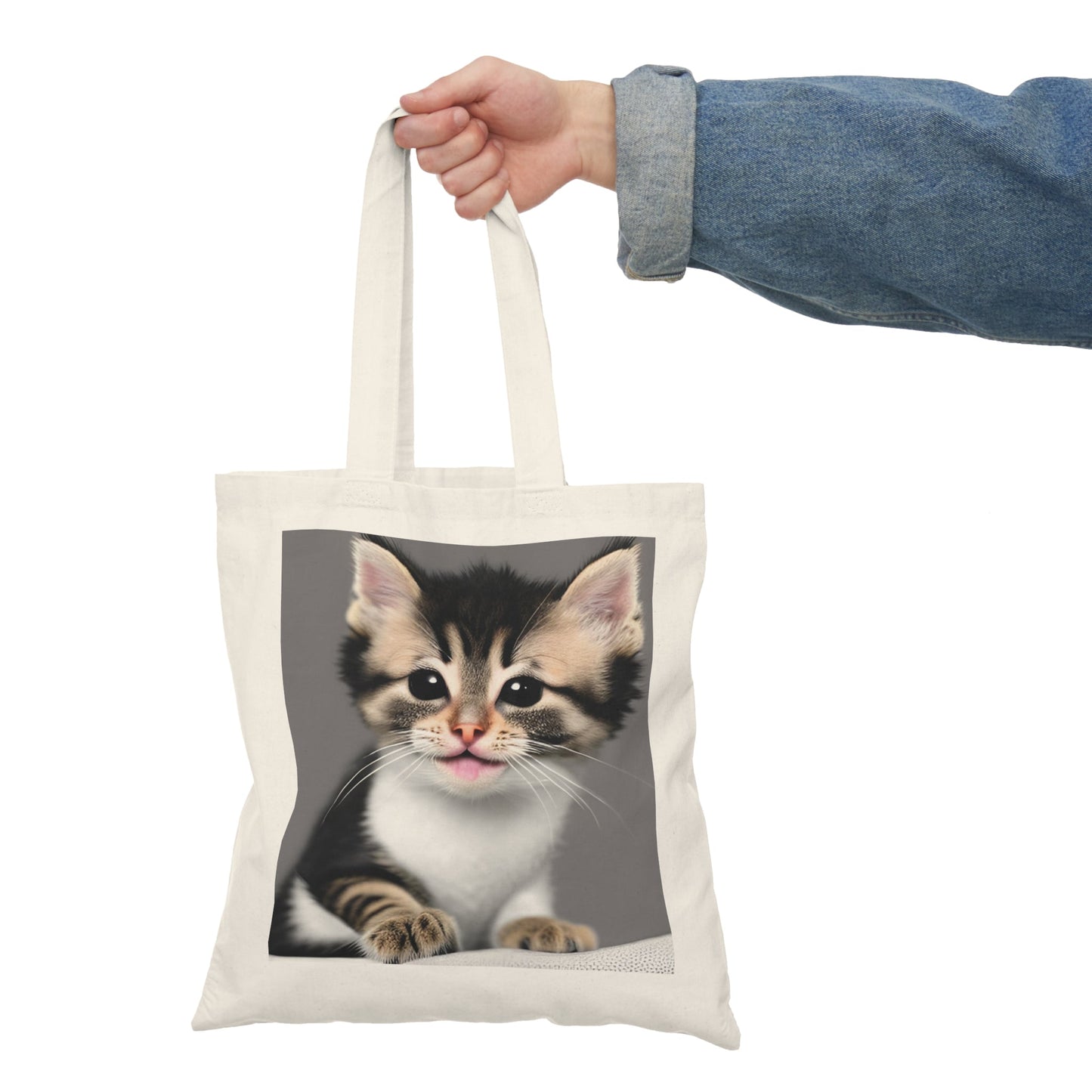 Natural Tote Bag Catvibesbylizanne